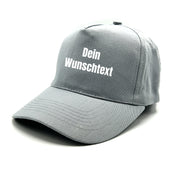 personalisierte Baseball Cap mit Wunschtext - Farbwahl | Unisex | OneSize durch verstellbaren Klettverschluss