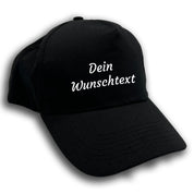 personalisierte Baseball Cap mit Wunschtext - Farbwahl | Unisex | OneSize durch verstellbaren Klettverschluss