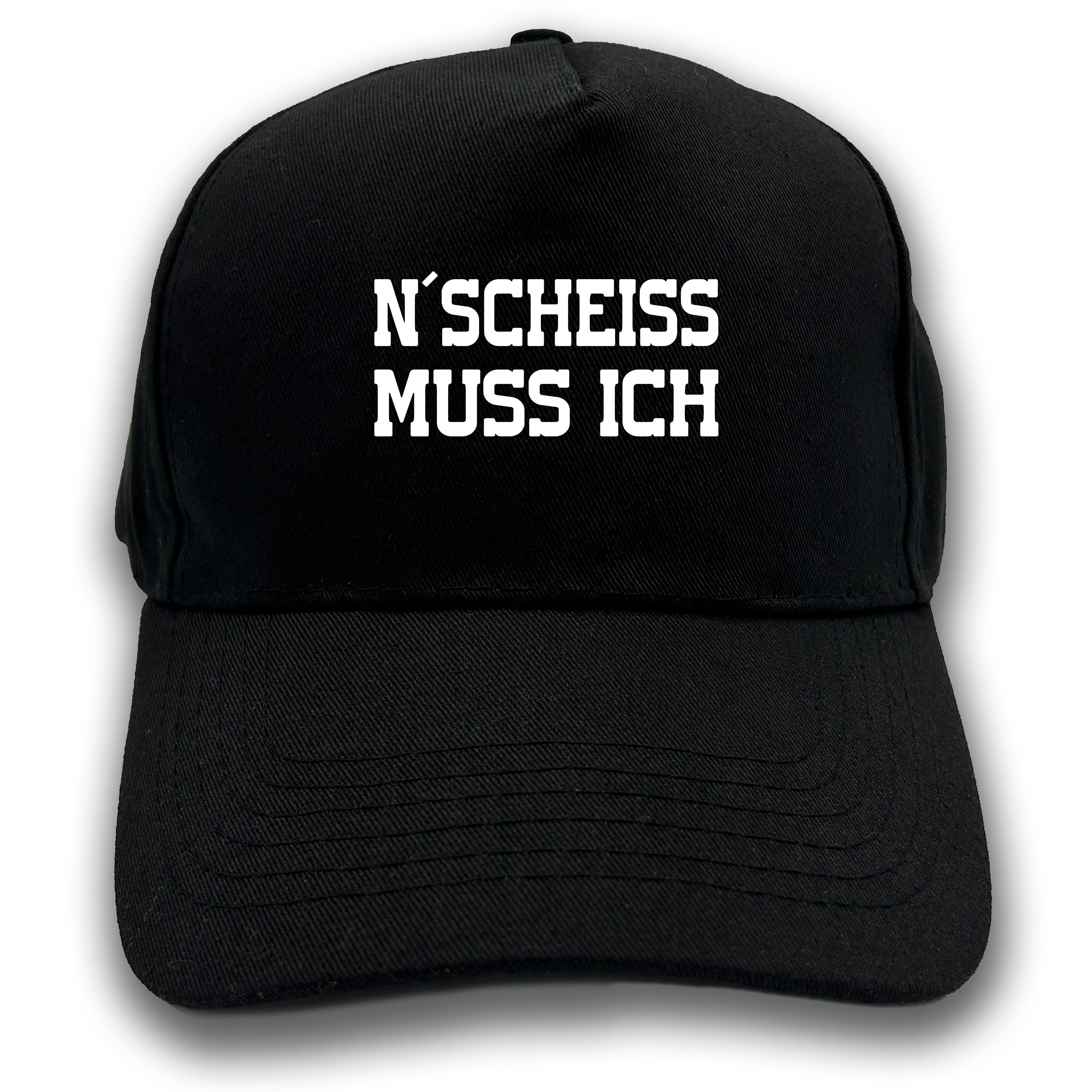 Baseball Cap - N´Scheiss muss ich - Farbwahl | Unisex | OneSize durch verstellbaren Klettverschluss