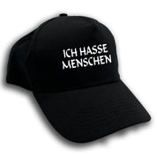 Baseball Cap - Ich hasse Menschen - Farbwahl | Unisex | OneSize durch verstellbaren Klettverschluss