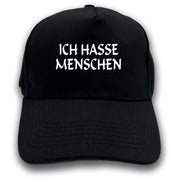 Baseball Cap - Ich hasse Menschen - Farbwahl | Unisex | OneSize durch verstellbaren Klettverschluss