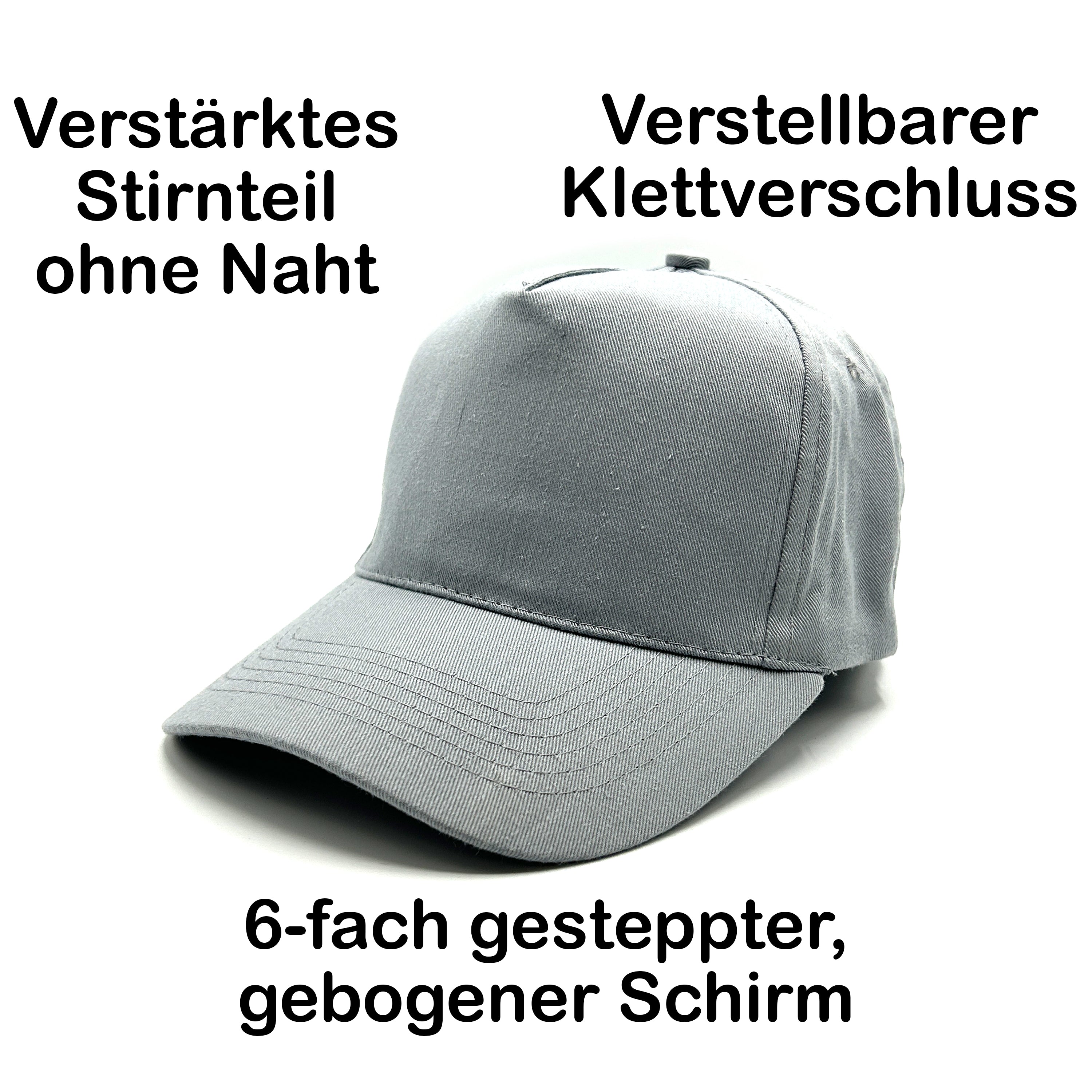 2er Set Baseball Caps mit Spruch | Hacke Dicht | Farbwahl | OneSize durch verstellbaren Klettverschluss