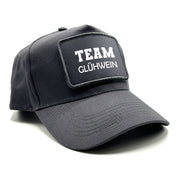 Baseball Cap mit Patch - Team Glühwein - Farbwahl | Unisex | OneSize durch verstellbaren Klipp-Verschluss