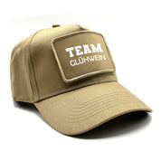 Baseball Cap mit Patch - Team Glühwein - Farbwahl | Unisex | OneSize durch verstellbaren Klipp-Verschluss