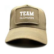 Baseball Cap mit Patch - Team Glühwein - Farbwahl | Unisex | OneSize durch verstellbaren Klipp-Verschluss