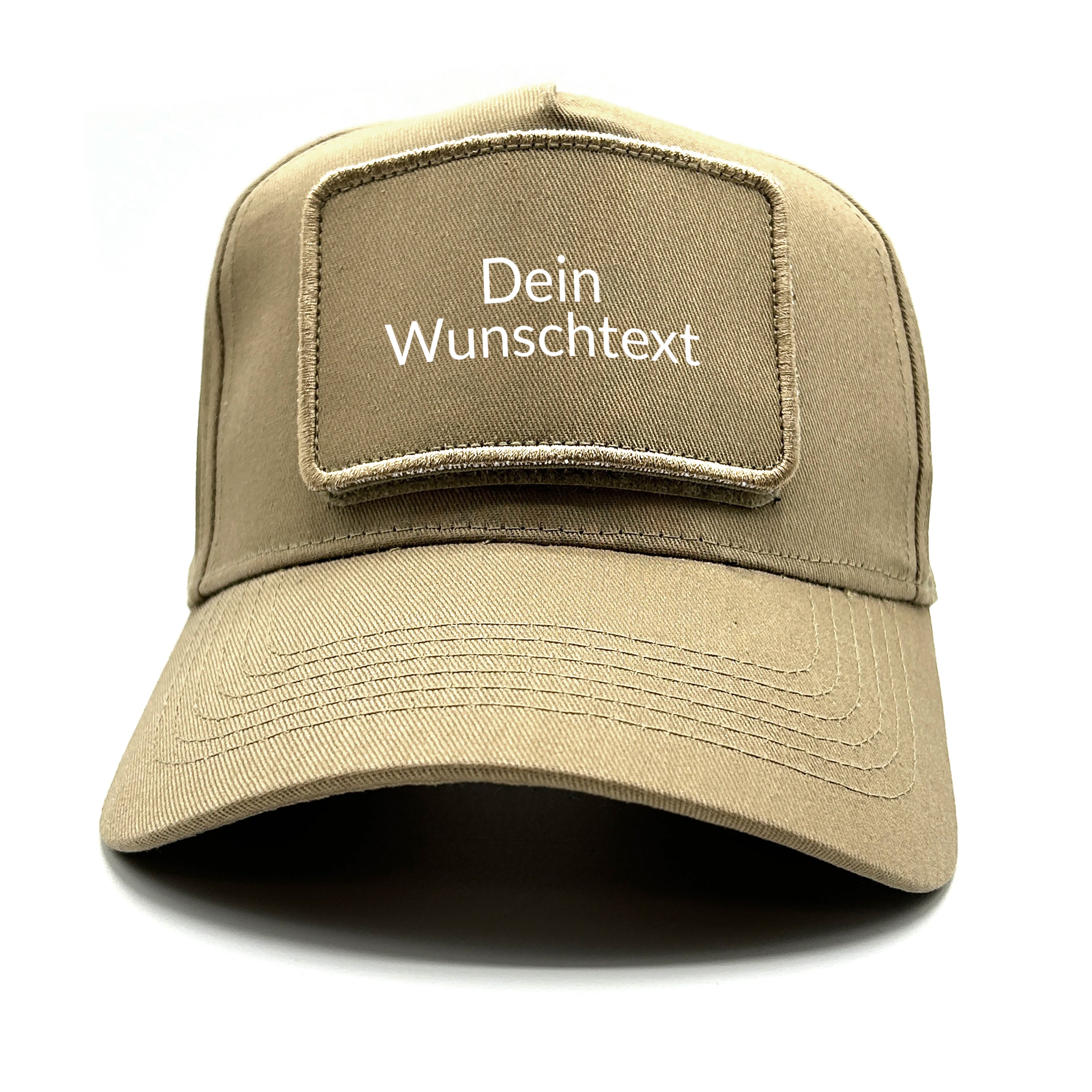 personalisierte Baseball Cap mit Patch und Wunschtext - Farbwahl | Unisex | OneSize durch verstellbaren Klipp-Verschluss