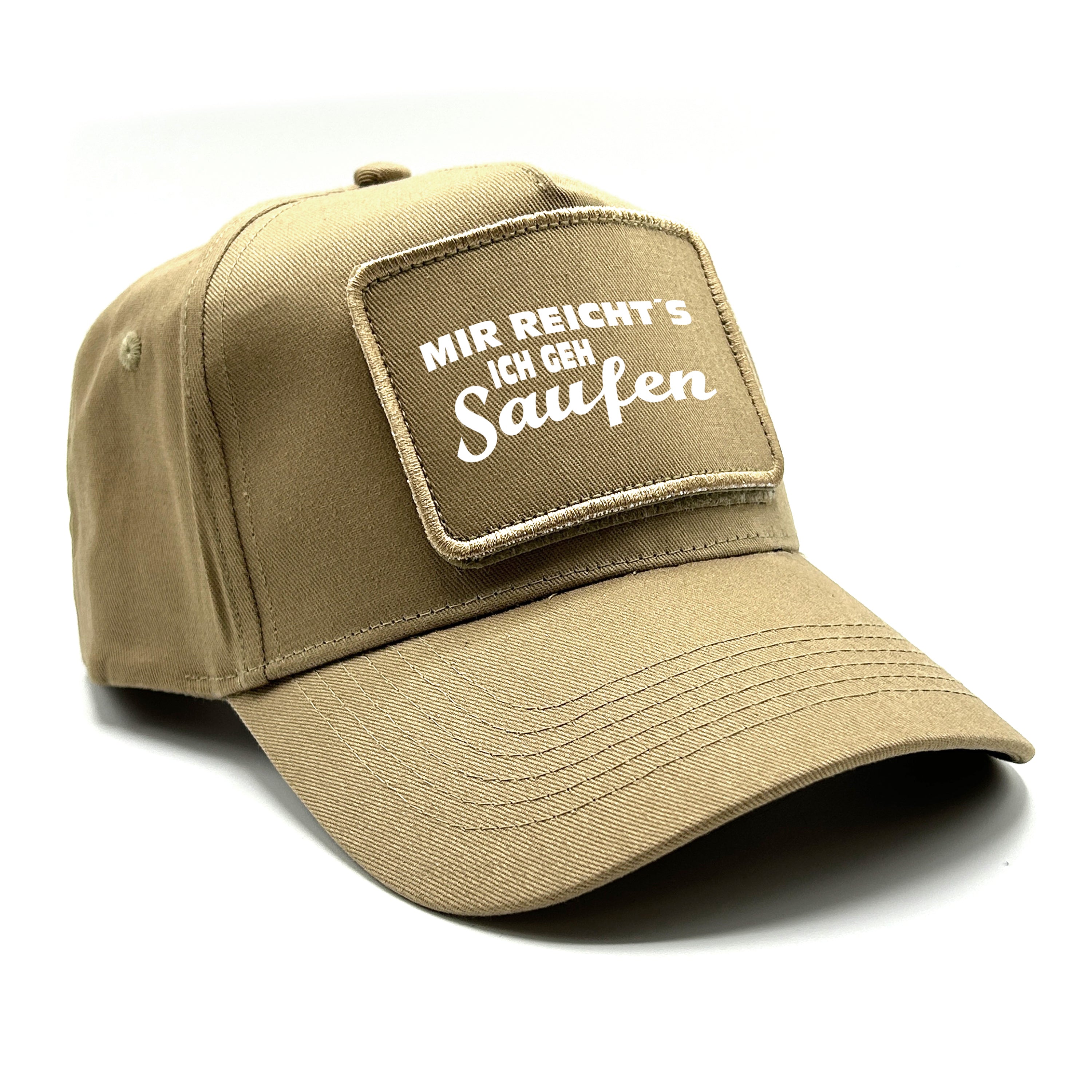 Baseball Cap mit Patch - Mir reicht´s ich geh Saufen - Farbwahl | Unisex | OneSize durch verstellbaren Klipp-Verschluss