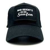 Baseball Cap mit Patch - Mir reicht´s ich geh Saufen - Farbwahl | Unisex | OneSize durch verstellbaren Klipp-Verschluss