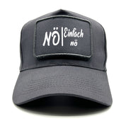 Baseball Cap mit Patch - Nö - Einfach nö - Farbwahl | Unisex | OneSize durch verstellbaren Klipp-Verschluss