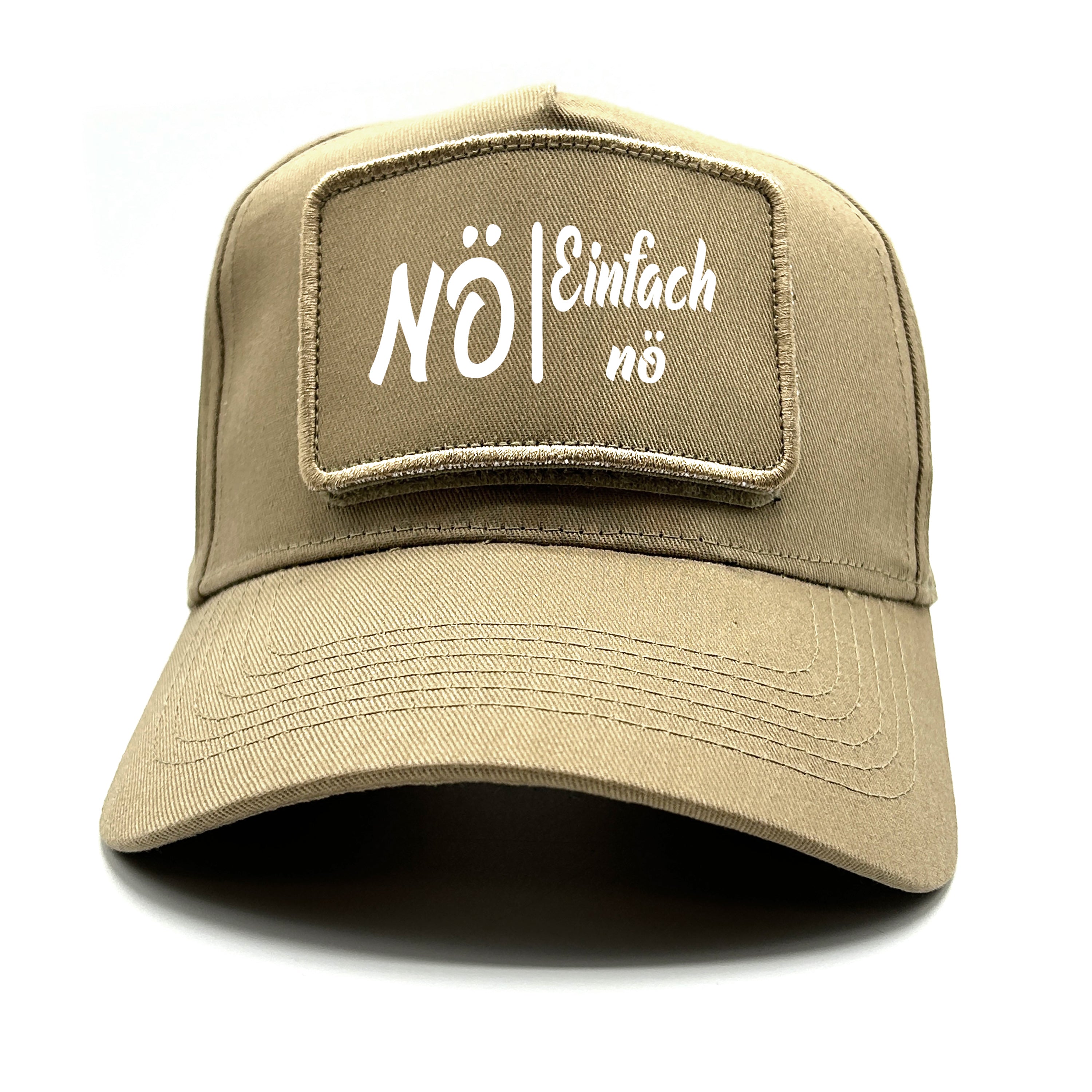 Baseball Cap mit Patch - Nö - Einfach nö - Farbwahl | Unisex | OneSize durch verstellbaren Klipp-Verschluss