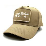 Baseball Cap mit Patch - Nö - Einfach nö - Farbwahl | Unisex | OneSize durch verstellbaren Klipp-Verschluss