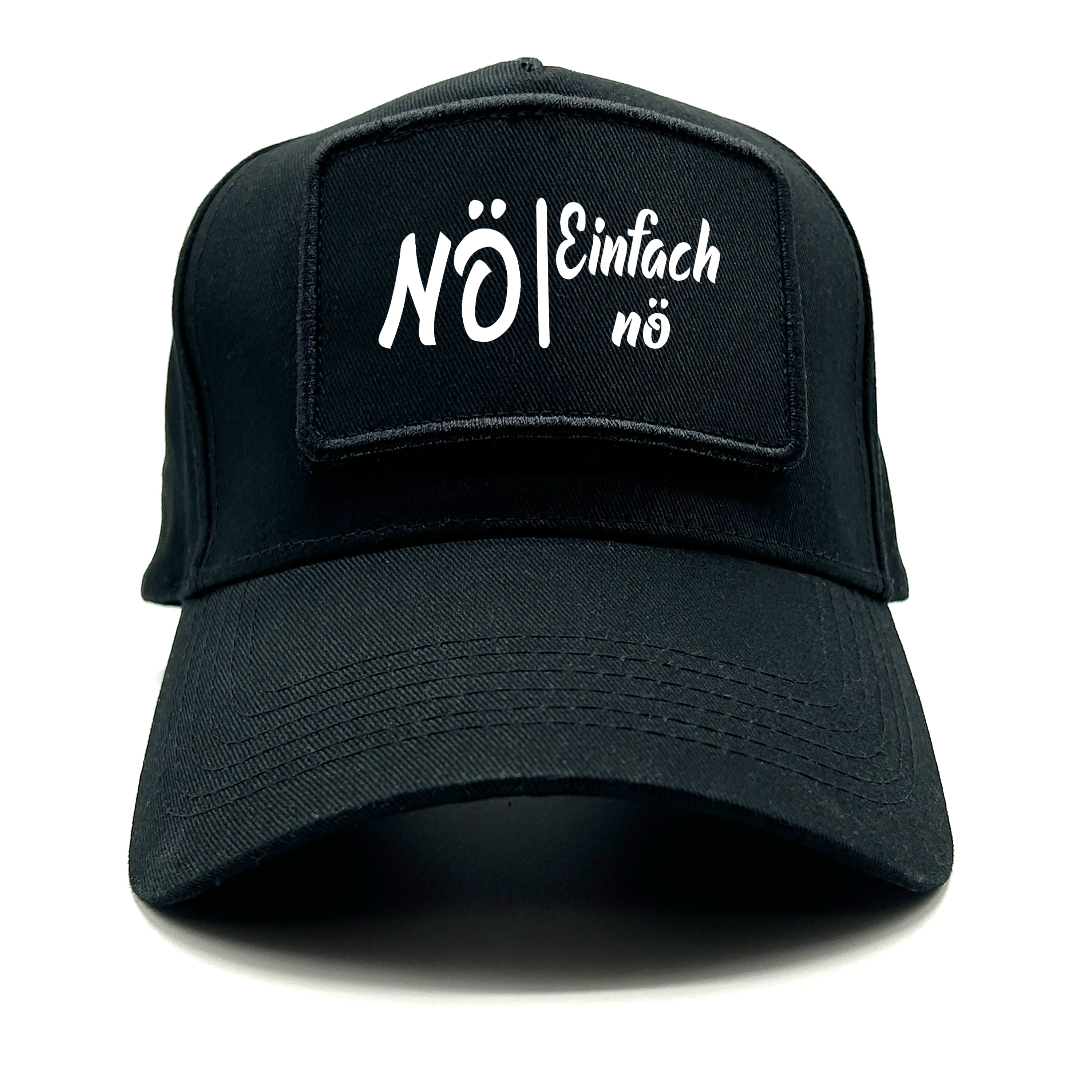 Baseball Cap mit Patch - Nö - Einfach nö - Farbwahl | Unisex | OneSize durch verstellbaren Klipp-Verschluss