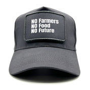 Baseball Cap mit Patch - No Farmers no Food no Future - Farbwahl | Unisex | OneSize durch verstellbaren Klipp-Verschluss