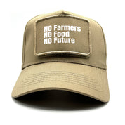 Baseball Cap mit Patch - No Farmers no Food no Future - Farbwahl | Unisex | OneSize durch verstellbaren Klipp-Verschluss