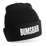 Beanie Strickmütze mit Spruch | Bumsbar | Farbwahl | Angenehm weich | Onesize