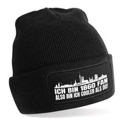 Beanie Strickmütze mit Spruch | Ich bin 1860 Fan also bin ich cooler als du! | Farbwahl | Angenehm weich | Onesize