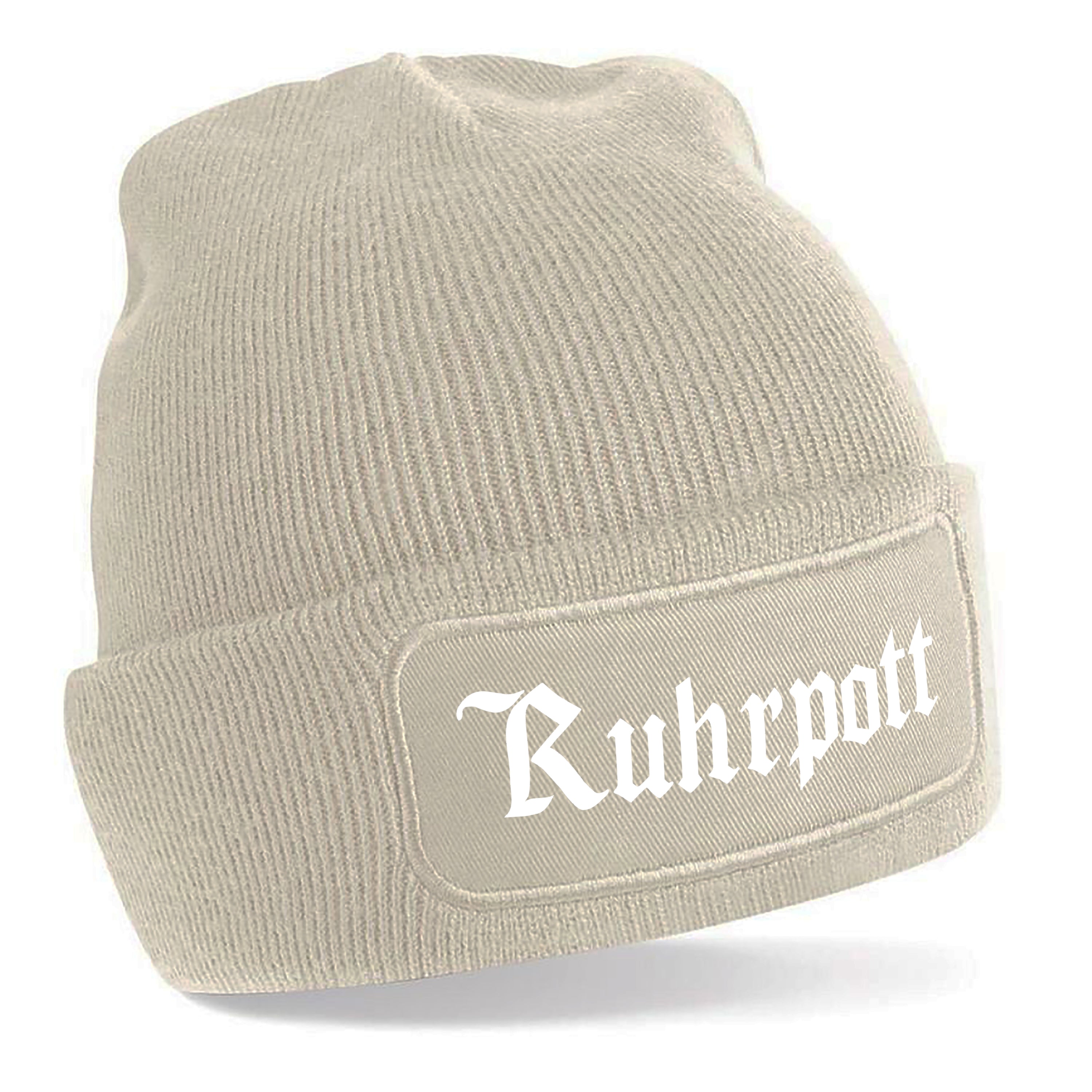 Beanie Strickmütze mit Spruch | Ruhrpott | Farbwahl | Angenehm weich | Onesize