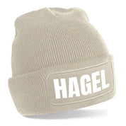 3er Set Beanie Strickmütze mit Spruch | STERN - HAGEL - VOLL | Farbwahl | Angenehm weich | Onesize