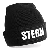 3er Set Beanie Strickmütze mit Spruch | STERN - HAGEL - VOLL | Farbwahl | Angenehm weich | Onesize