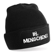 Beanie Strickmütze mit Spruch | Ih, Menschen! | Farbwahl | Angenehm weich | Onesize