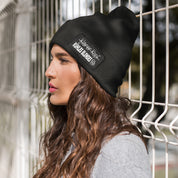 Beanie Strickmütze mit Spruch | klarer Kopf - KÜHLES BLONDES | Farbwahl | Angenehm weich | Onesize