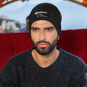 Beanie Strickmütze mit Spruch | Glatze? - ja, nein, vielleicht | Farbwahl | Angenehm weich | Onesize