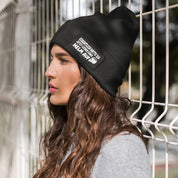 Beanie Strickmütze mit Spruch | Eigentlich hätte ich jetzt lieber einen Helm auf | Farbwahl | Angenehm weich | Onesize