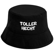 Bucket Hat Schwarz – Toller Hecht – Fischerhut mit Spruch – Unisex Einheitsgröße – Festivalhut / Sonnenhut für Damen & Herren