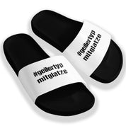 Badelatschen mit Motiv | #geilertypmitglatze | lustige Badesandalen in vielen Größen und Farben