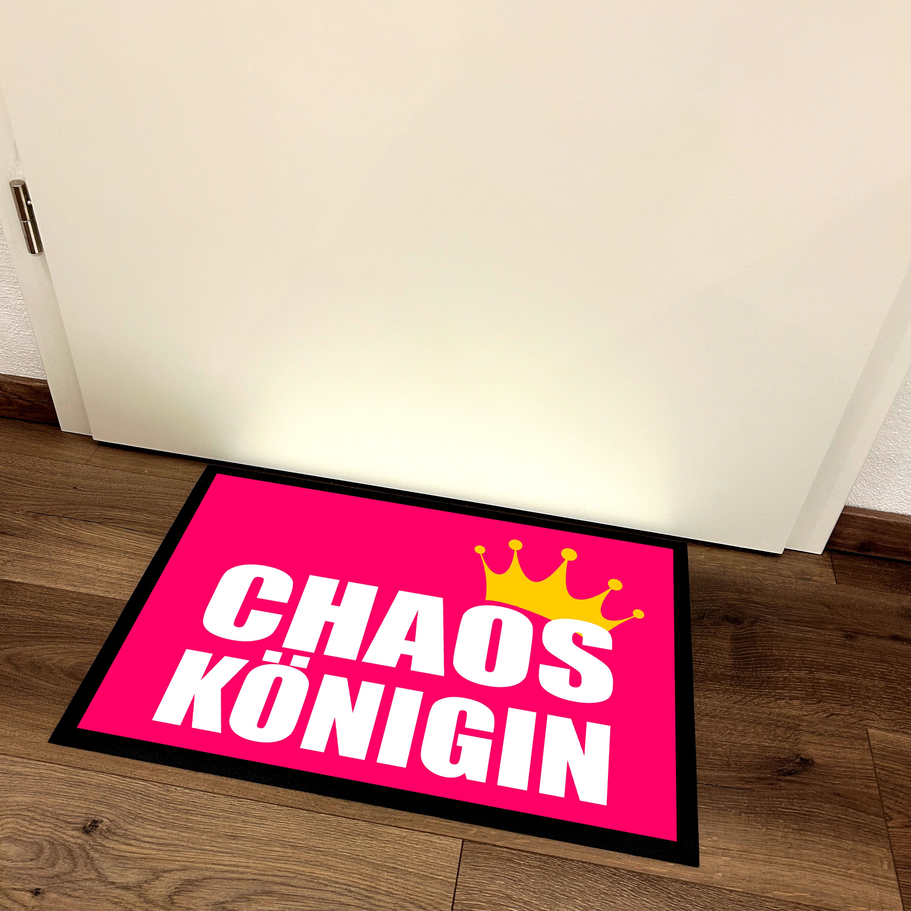 Fußmatte mit Motiv - Chaos Königin - für innen und außen | 60x40cm