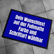 personalisierte Fußmatte - Dein Wunschtext auf der Fußmatte Farbe und Schriftart wählbar - für innen und außen | 60x40cm