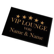 personalisierte Fußmatte mit Wunschtext - Vip Lounge - für innen und außen | 60x40cm