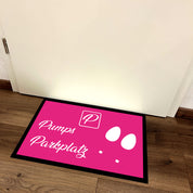 Fußmatte mit Motiv - Pumps Parkplatz - für innen und außen | 60x40cm