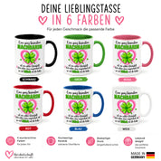 Herzbotschaft Tasse mit Farbwahl - Nachbarin Geschenk – Eine ganz besondere Nachbarin