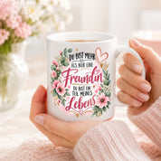 Herzbotschaft Tasse mit Farbwahl - Freundin Teil meines Lebens
