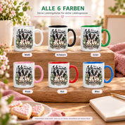 Herzbotschaft Tasse mit Farbwahl - Border Collie – Ich mag halt Border Collies
