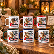 Herzbotschaft Tasse mit Farbwahl - Kaffee Faultier 5 Pflegegrade Geschenk 330 ml