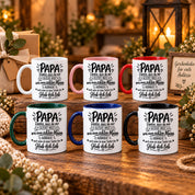 Herzbotschaft Tasse Papa Geschenk von Tochter Danksagung Tochter an Papa