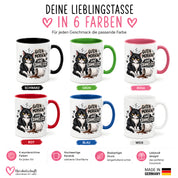 Herzbotschaft Tasse Guten Morgen Ganz dünnes Eis Katze 330 ml Geschenk