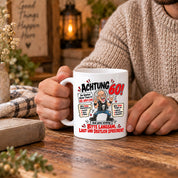 Herzbotschaft Tasse 60 Geburtstag - Geschenk für jung gebliebene Männer
