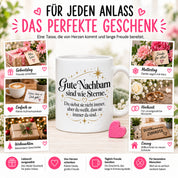 Herzbotschaft Tasse Gute Nachbarn sind wie Sterne Geschenk Nachbarschaft