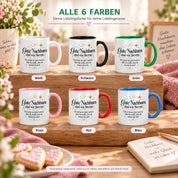 Herzbotschaft Tasse Gute Nachbarn sind wie Sterne Geschenk Nachbarschaft