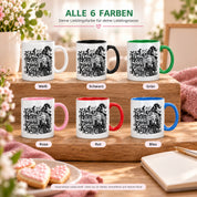 Herzbotschaft Tasse Auch Hexen brauchen Kaffee Lustige Geschenkidee