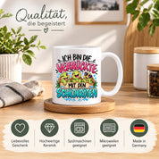 Herzbotschaft Tasse Verrückte mit Schildkröten Geschenk 330 ml