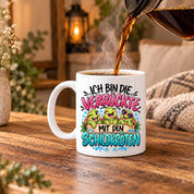 Herzbotschaft Tasse Verrückte mit Schildkröten Geschenk 330 ml