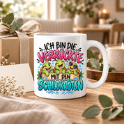 Herzbotschaft Tasse Verrückte mit Schildkröten Geschenk 330 ml