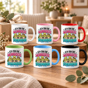 Herzbotschaft Tasse Verrückte mit Schildkröten Geschenk 330 ml
