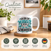 Tasse für Schildkröten Liebhaberinen - Die verrückte mit den Schildkröten