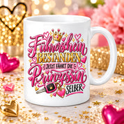 Herzbotschaft Tasse Führerschein bestanden – Geschenk für Fahranfängerin