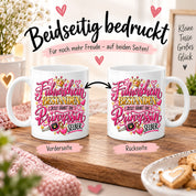 Herzbotschaft Tasse Führerschein bestanden – Geschenk für Fahranfängerin